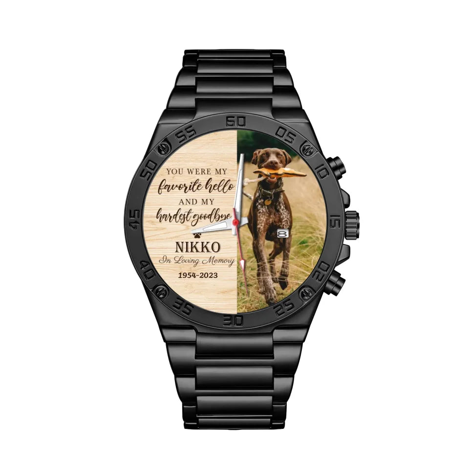 Mockup Gentleman Stainless Steel Watch