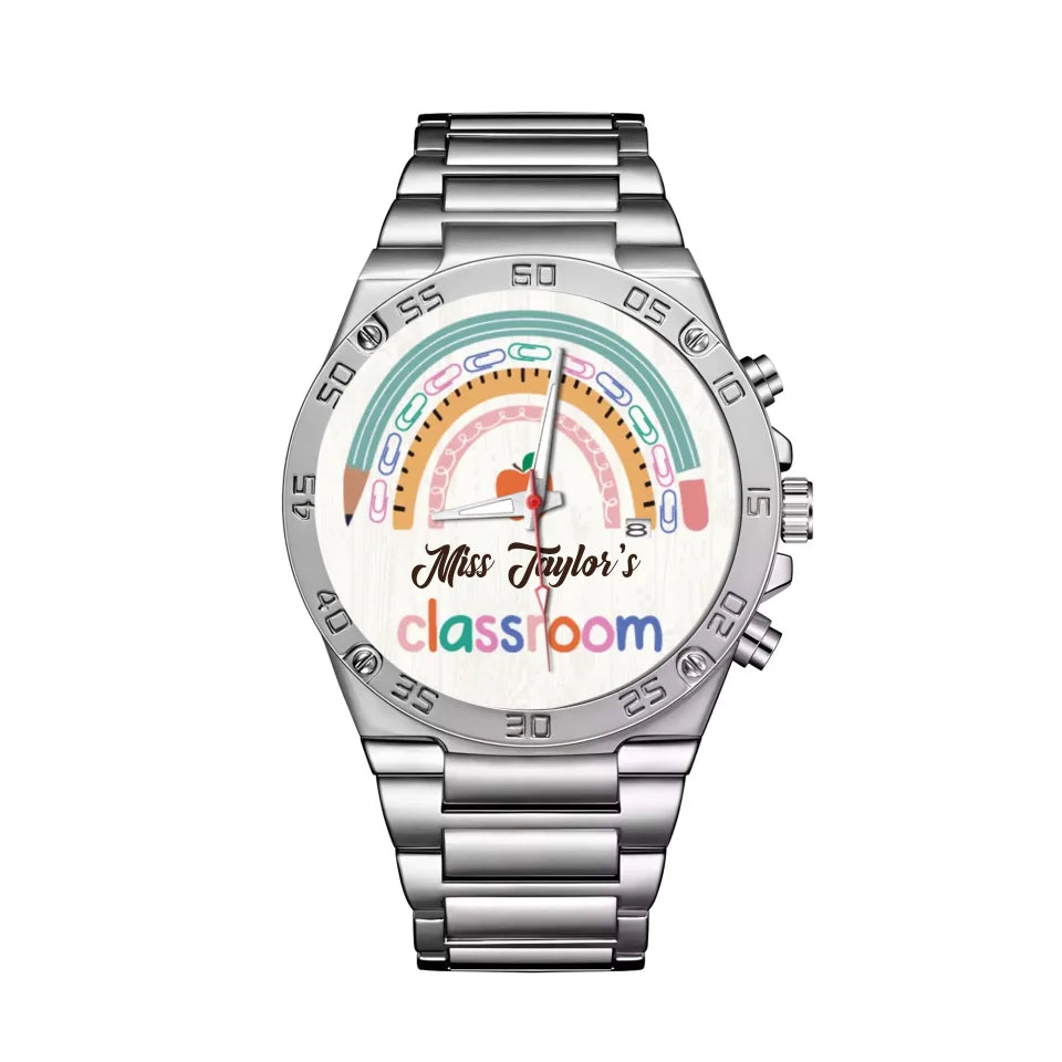 Mockup Gentleman Stainless Steel Watch-1