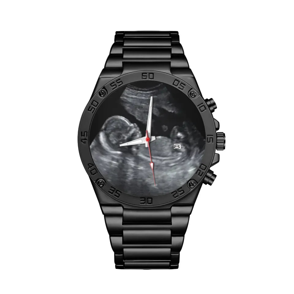 Mockup Gentleman Stainless Steel Watch