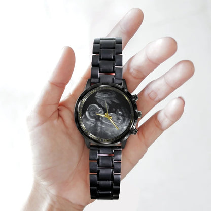 Personalized Baby Scan Ultrasound Baby Photo on Watch
