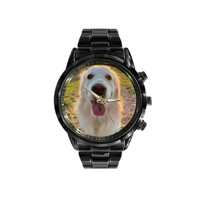 Create a Gift for Dog Dad with Dog's Photo on Personalized Watch