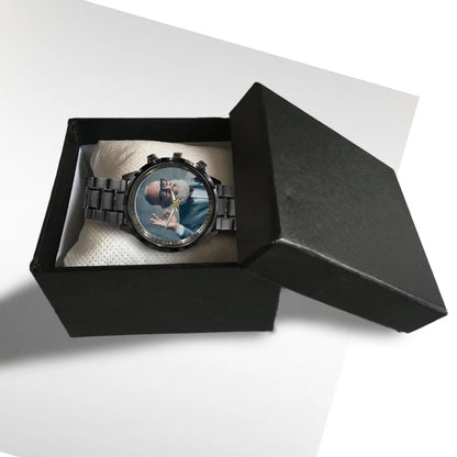 Create a Father's Day Gift for Dad Grandpa Photo on Personalized Watch