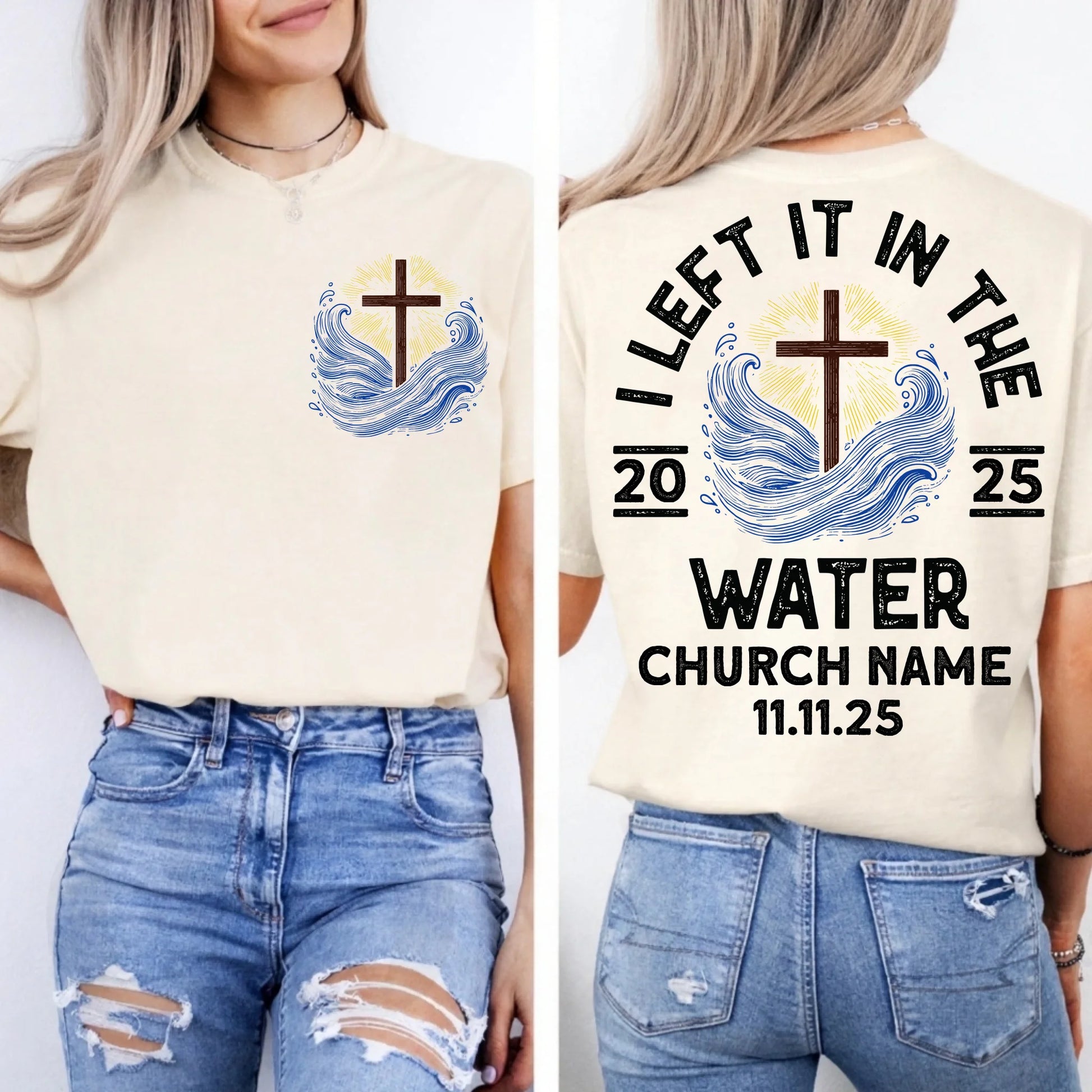 Sand T-Shirt-Mockup