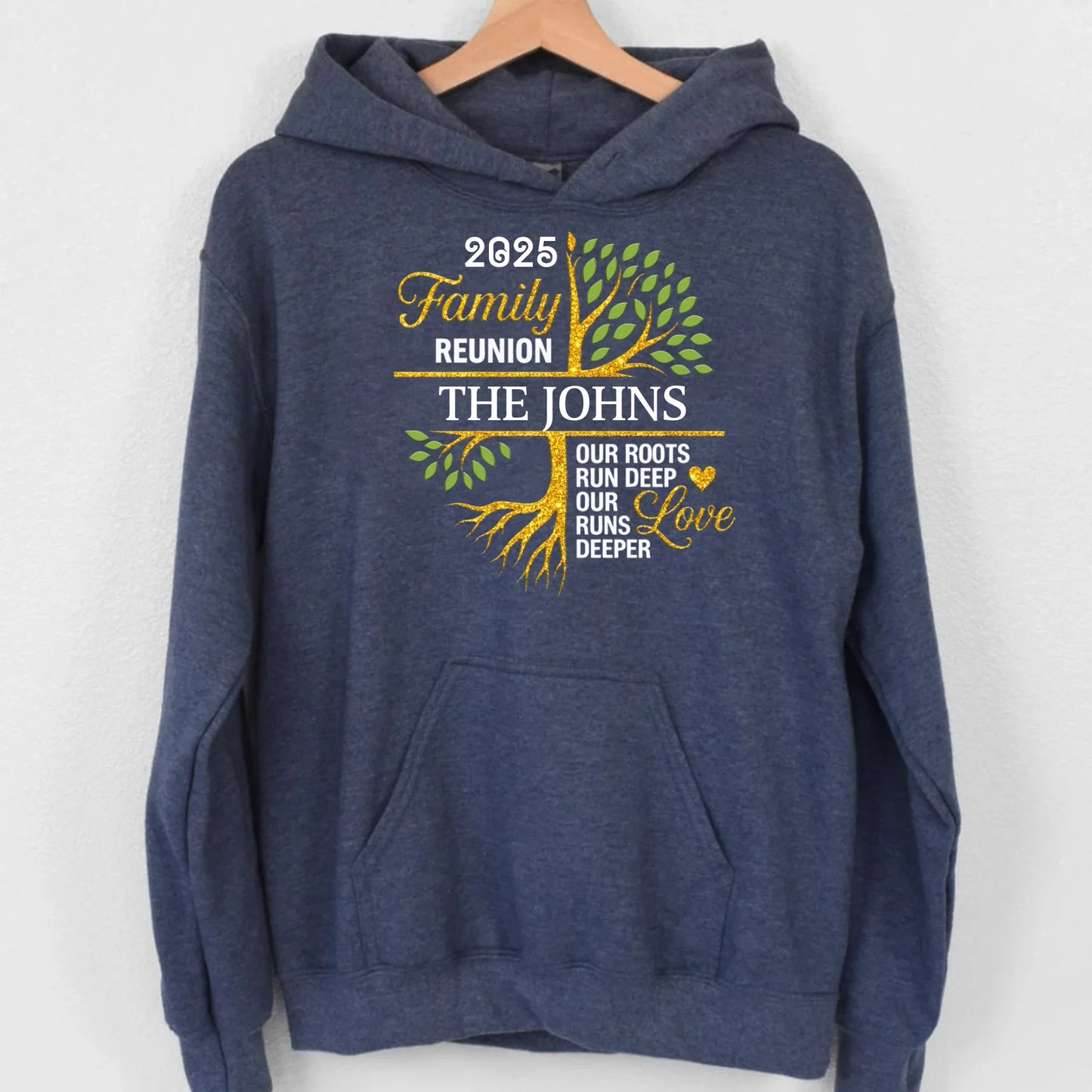 Personalized Our Roots Run Deep Hoodie – Family Reunion Hoodie