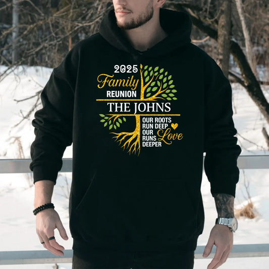 Personalized Our Roots Run Deep Hoodie – Family Reunion Hoodie