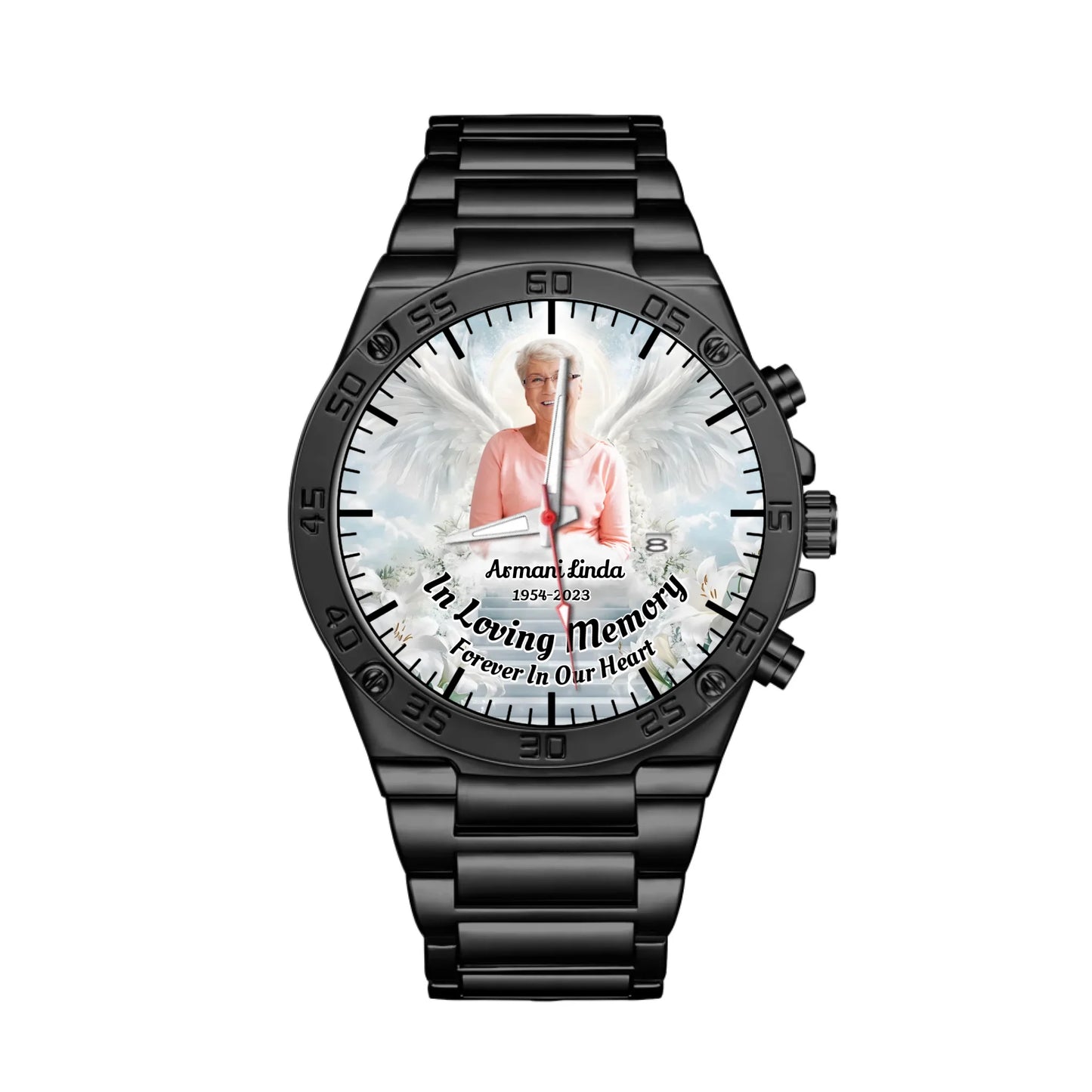 Mockup Gentleman Stainless Steel Watch