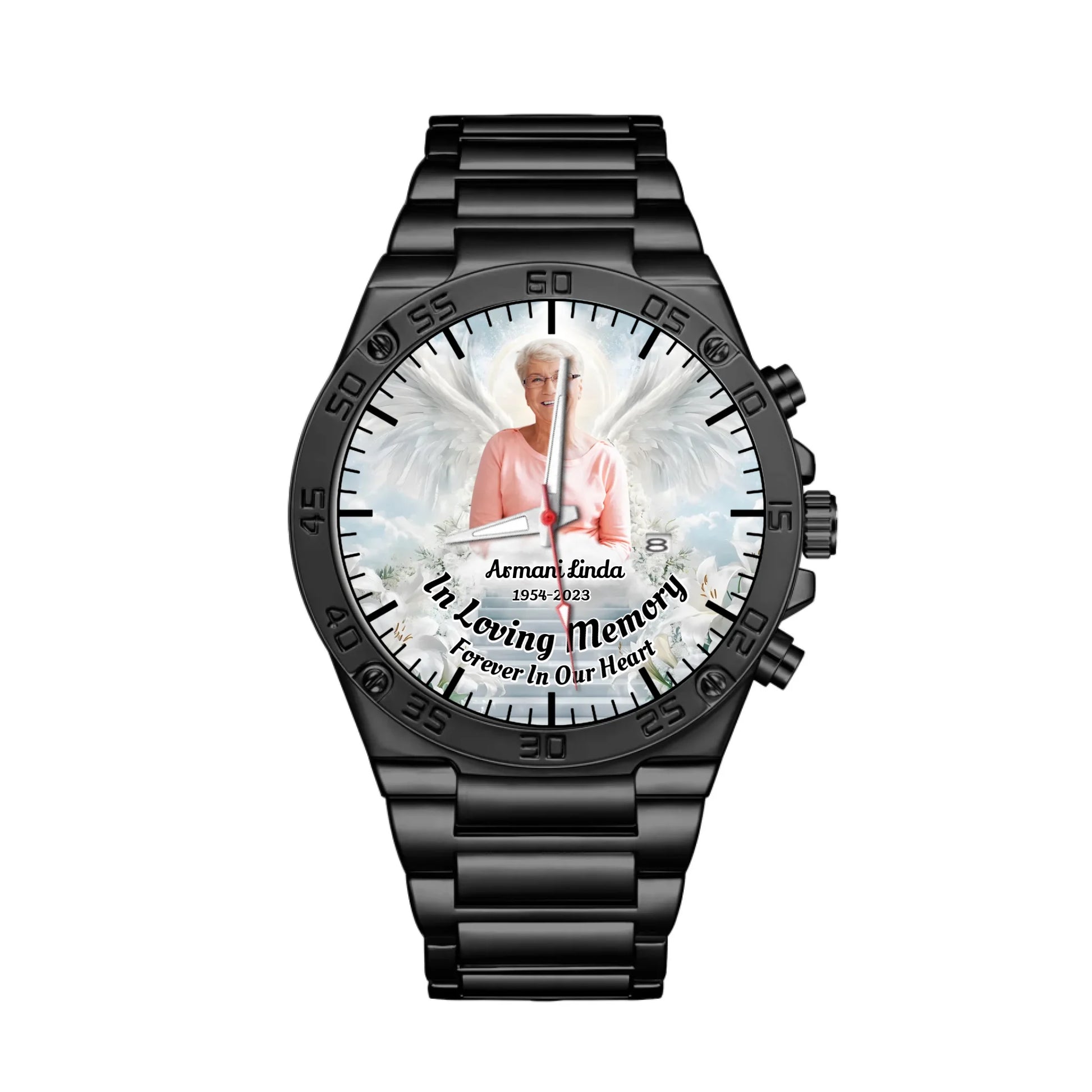 Mockup Gentleman Stainless Steel Watch