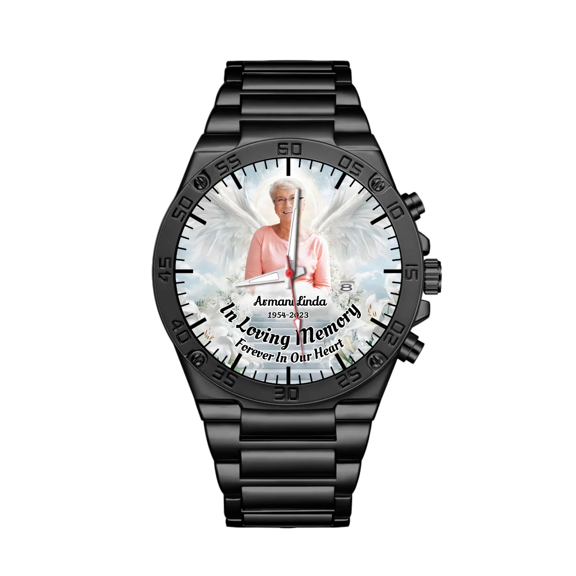 Mockup Gentleman Stainless Steel Watch