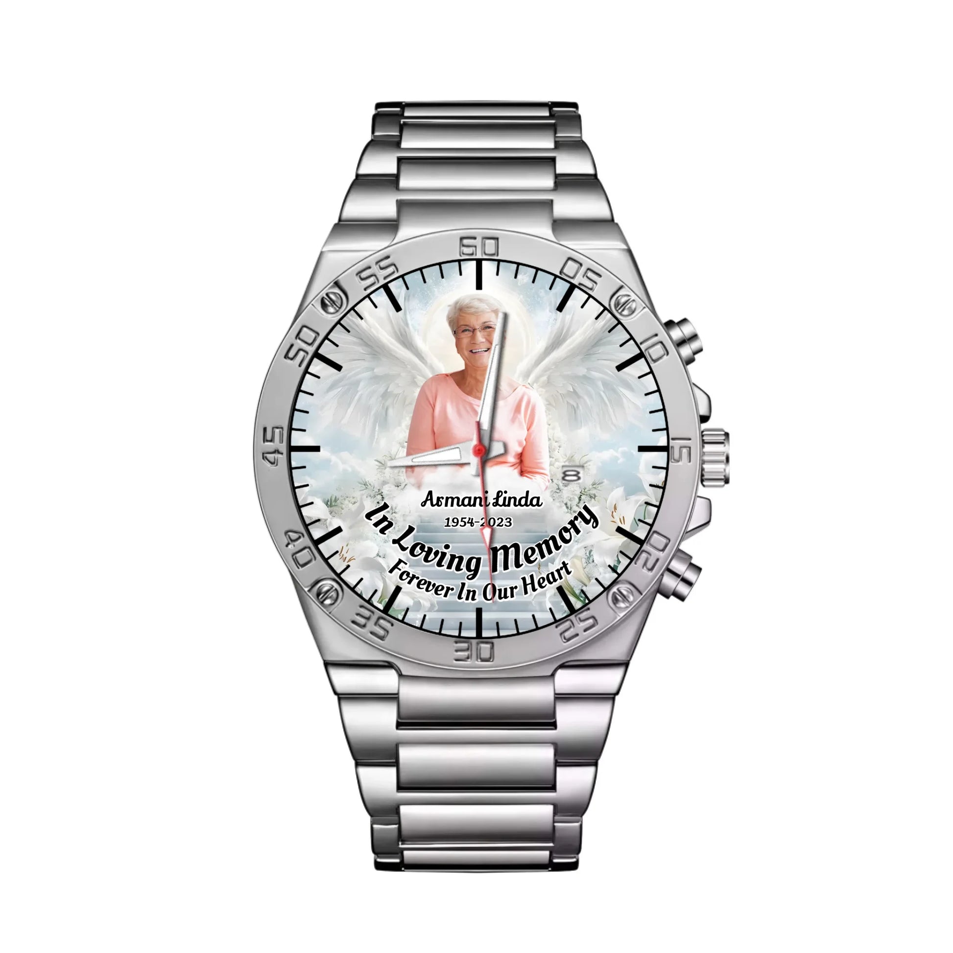 Mockup Gentleman Stainless Steel Watch-1