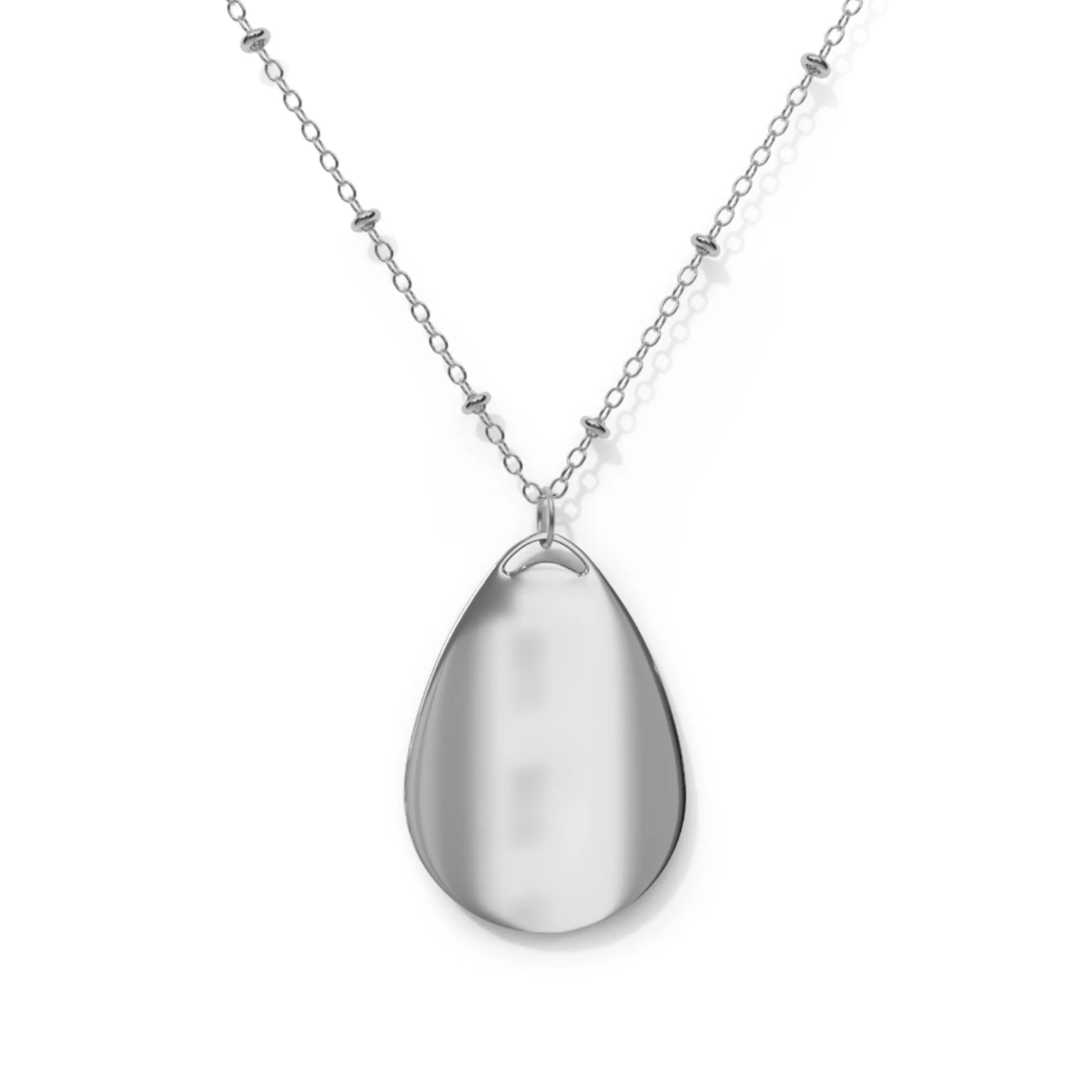 Oval Necklace -back-3