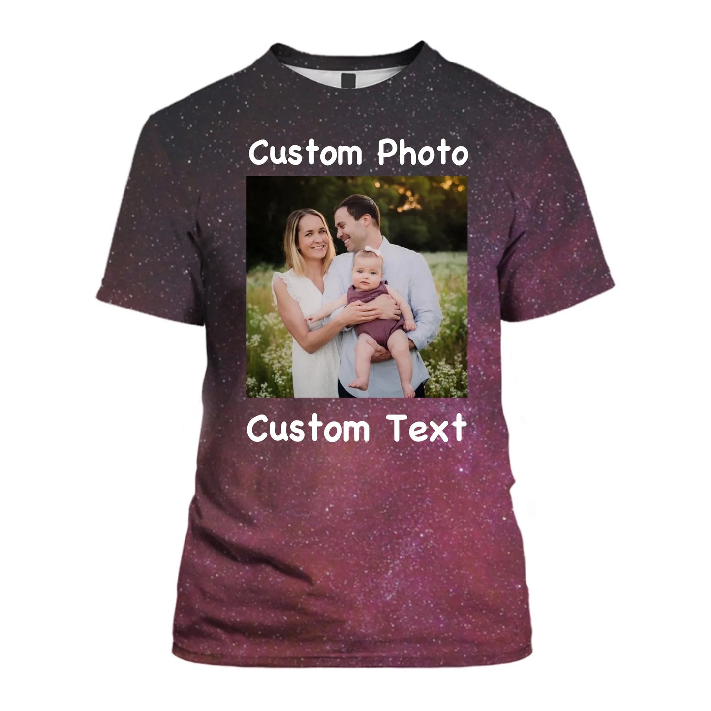 Pink Galaxy-T-Shirt