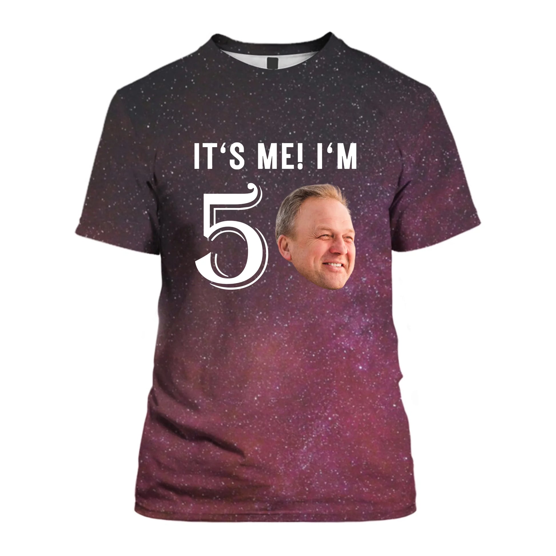 Pink Galaxy-T-Shirt
