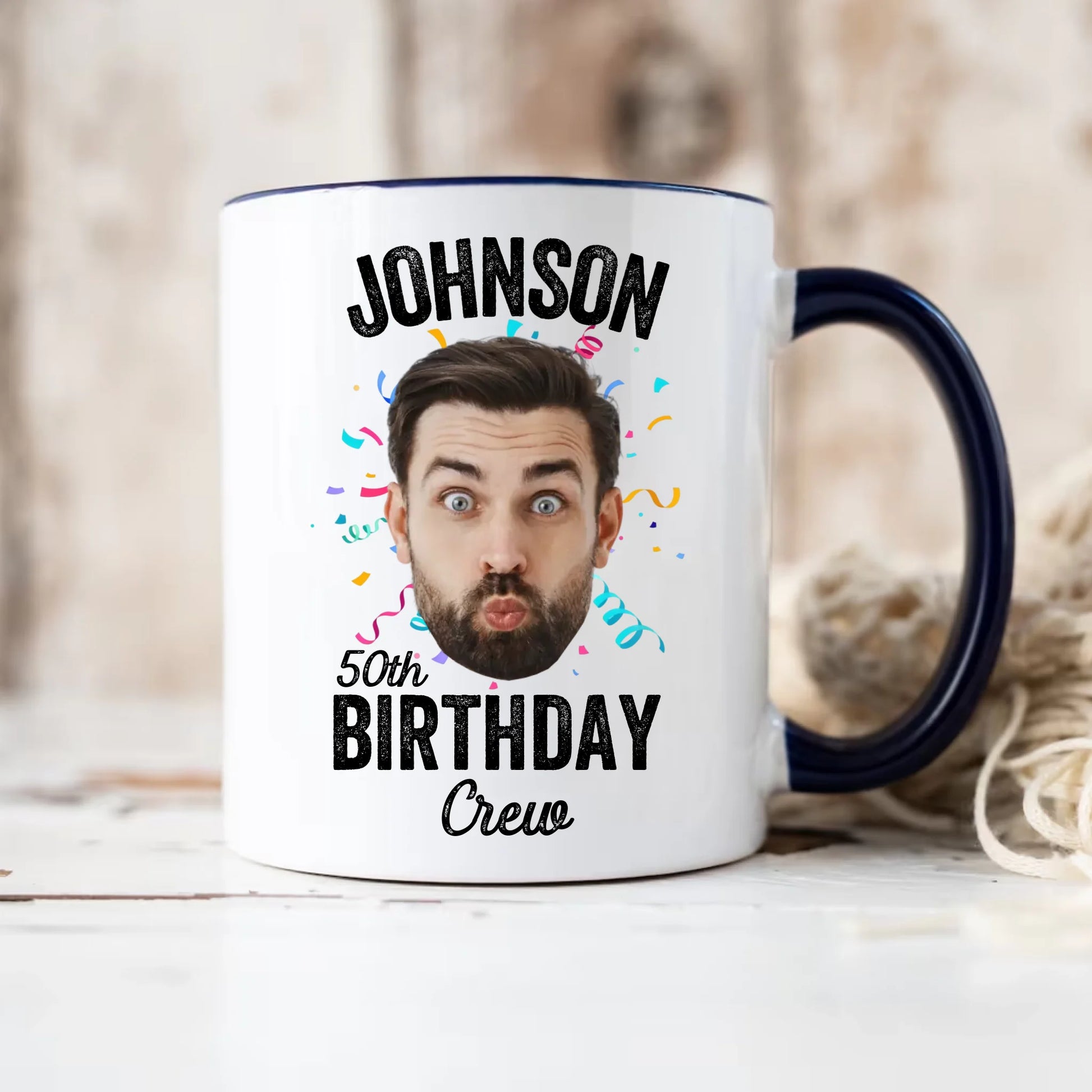 Dark Navy-Accent-Mug