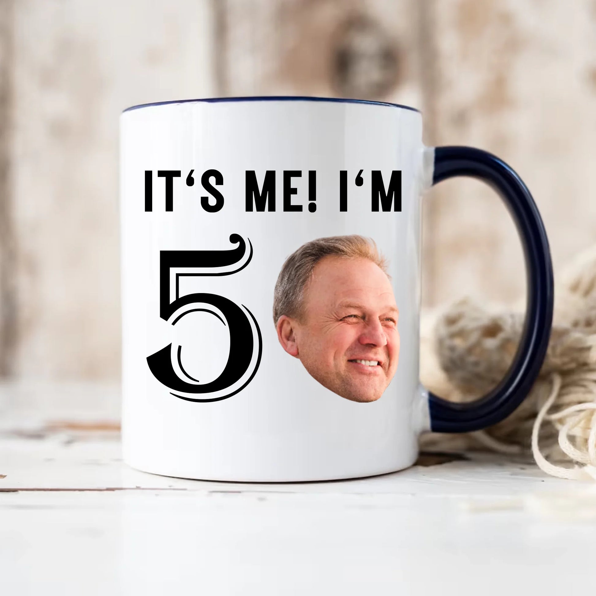Dark Navy-Accent-Mug