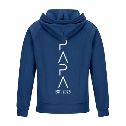 2D Vintage Quarter Zip Hoodie Navy