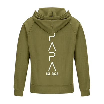 2D Vintage Quarter Zip Hoodie -green