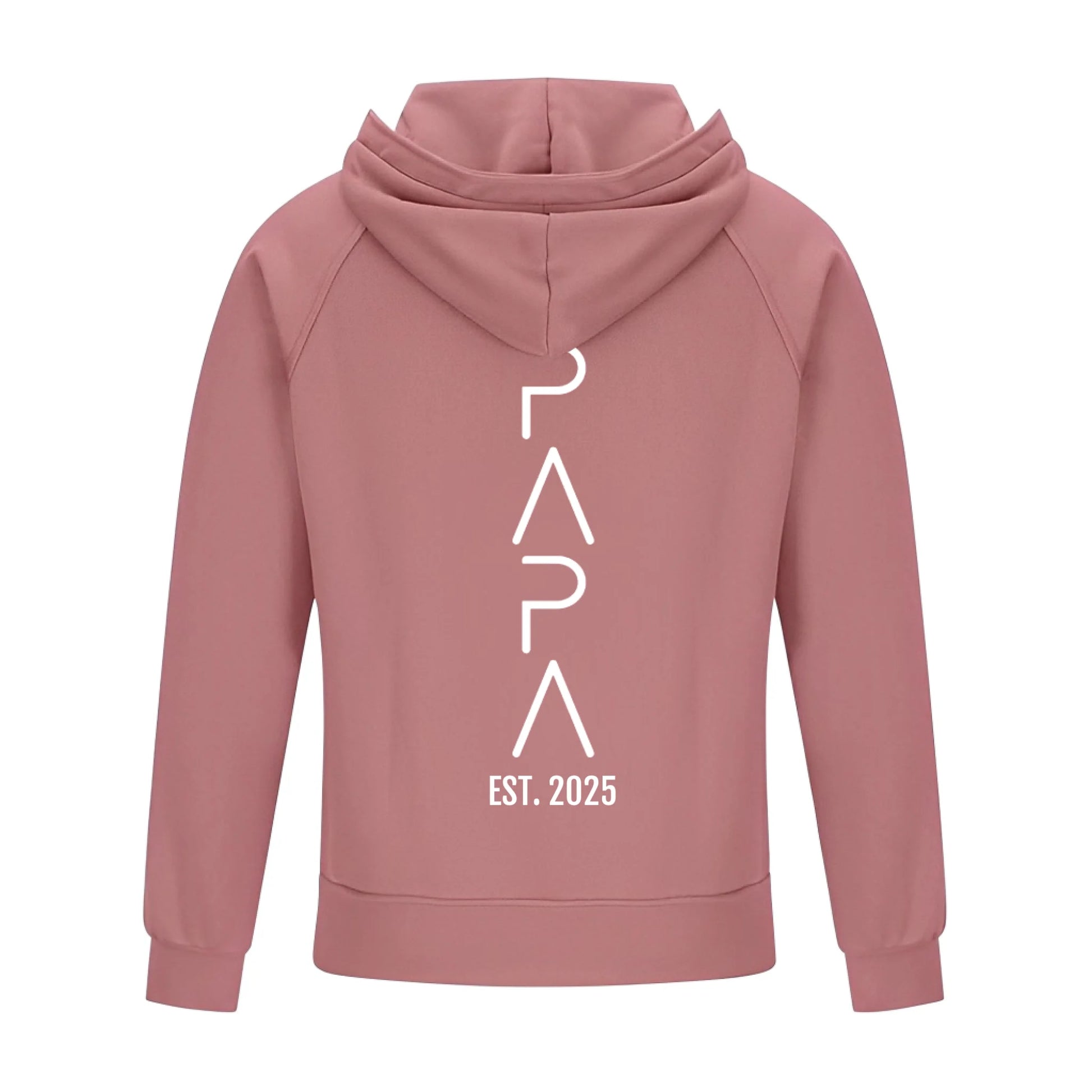 2D Vintage Quarter Zip Hoodie -Pink