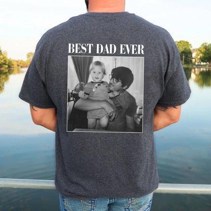 Personalized Photo Dad T-Shirt – Custom Picture Shirt for Dad