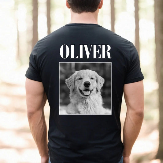 Custom Pet Photo T-Shirt – Personalized Pet Picture Tee - Pet Loss Gift