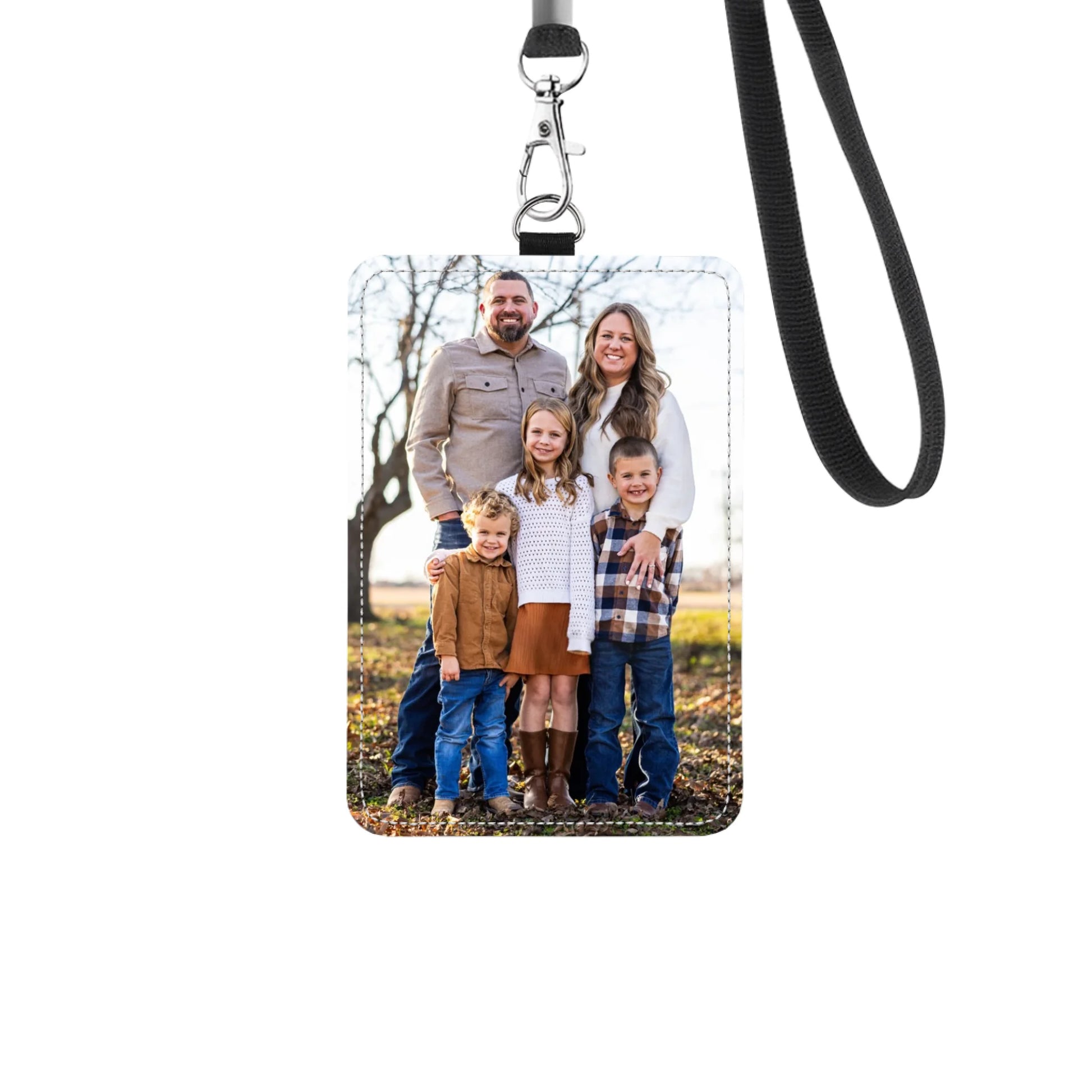 Mockup ID Badge Holder