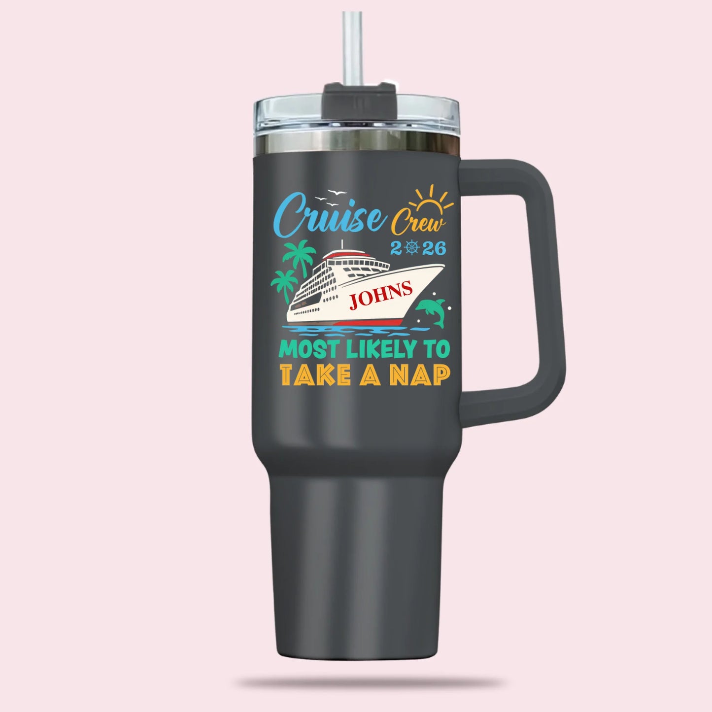 Gray 40oz Tumbler