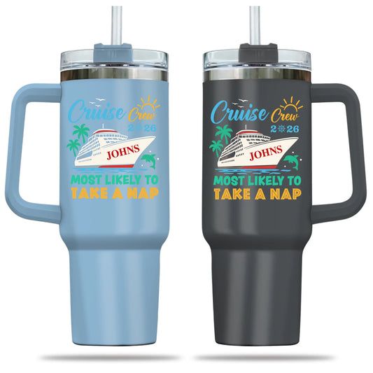 light blue + grey-40oz tumbler
