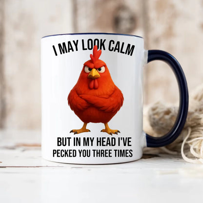 Dark Navy-Accent-Mug