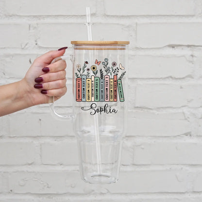 Clear 40oz Glass Tumbler-3