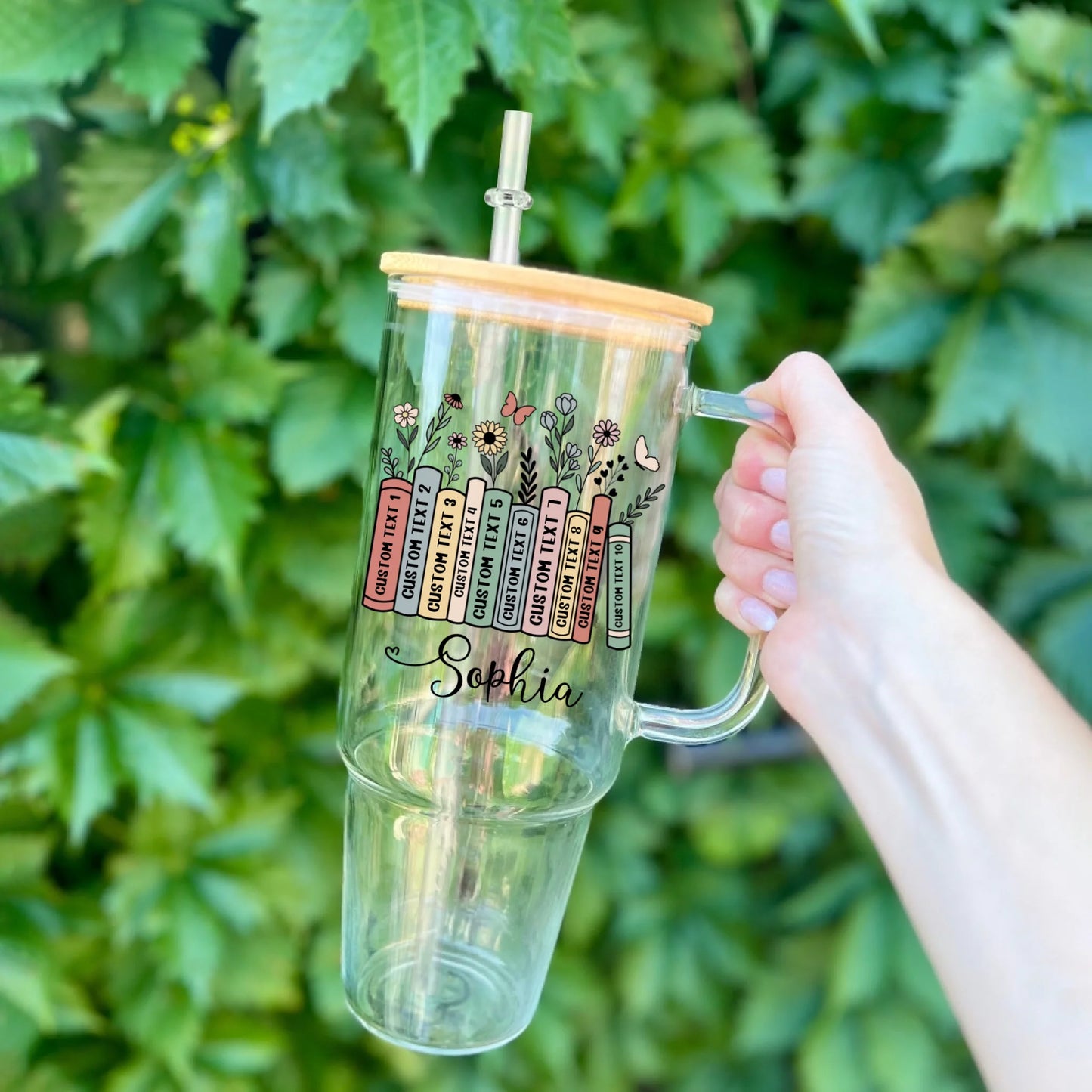 Clear 40oz Glass Tumbler-4