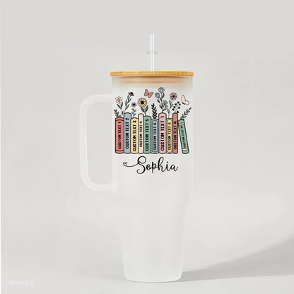 Frosted 40oz Glass Tumbler-4