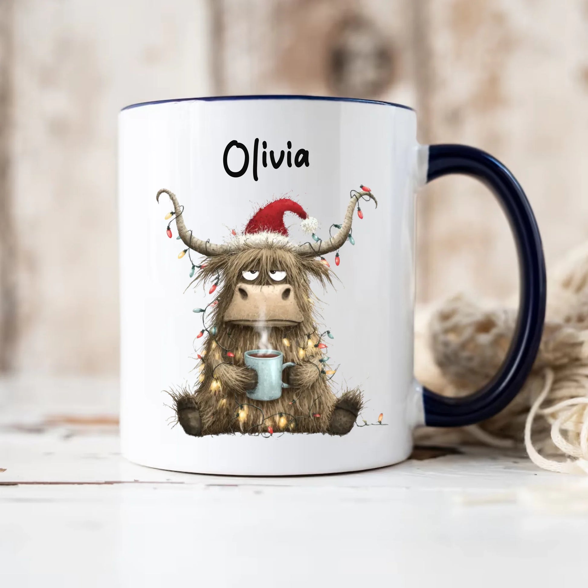 Dark Navy-Accent-Mug