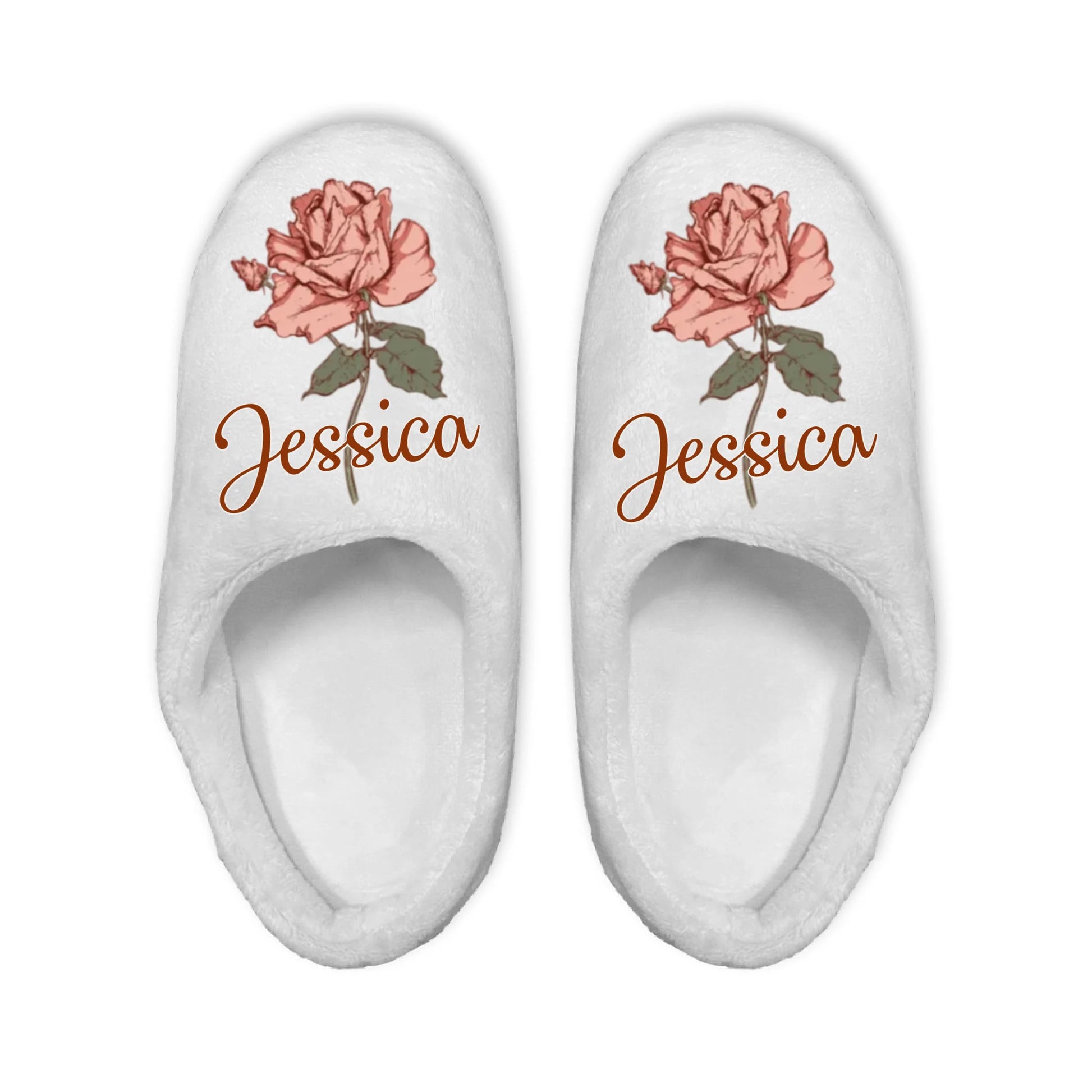 Mockup Plush Slipper Sand