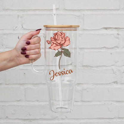 Clear 40oz Glass Tumbler-3