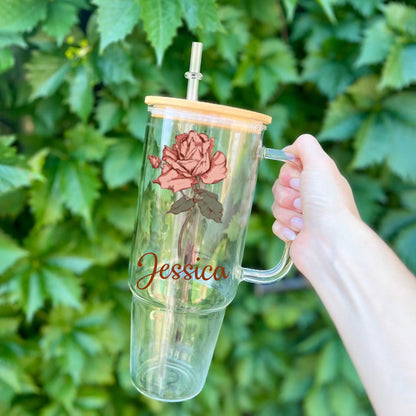 Clear 40oz Glass Tumbler-4