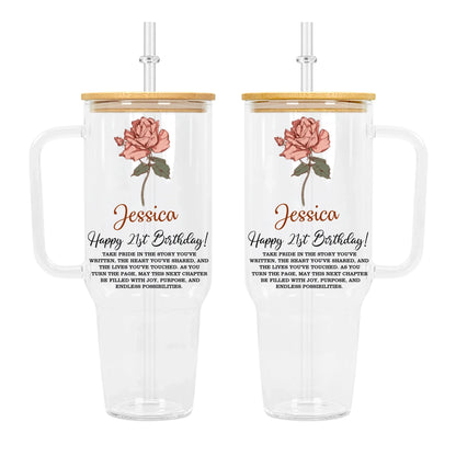 Clear 40oz Glass Tumbler-2