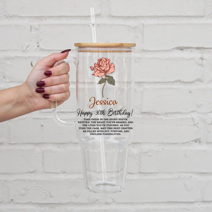 Clear 40oz Glass Tumbler-3