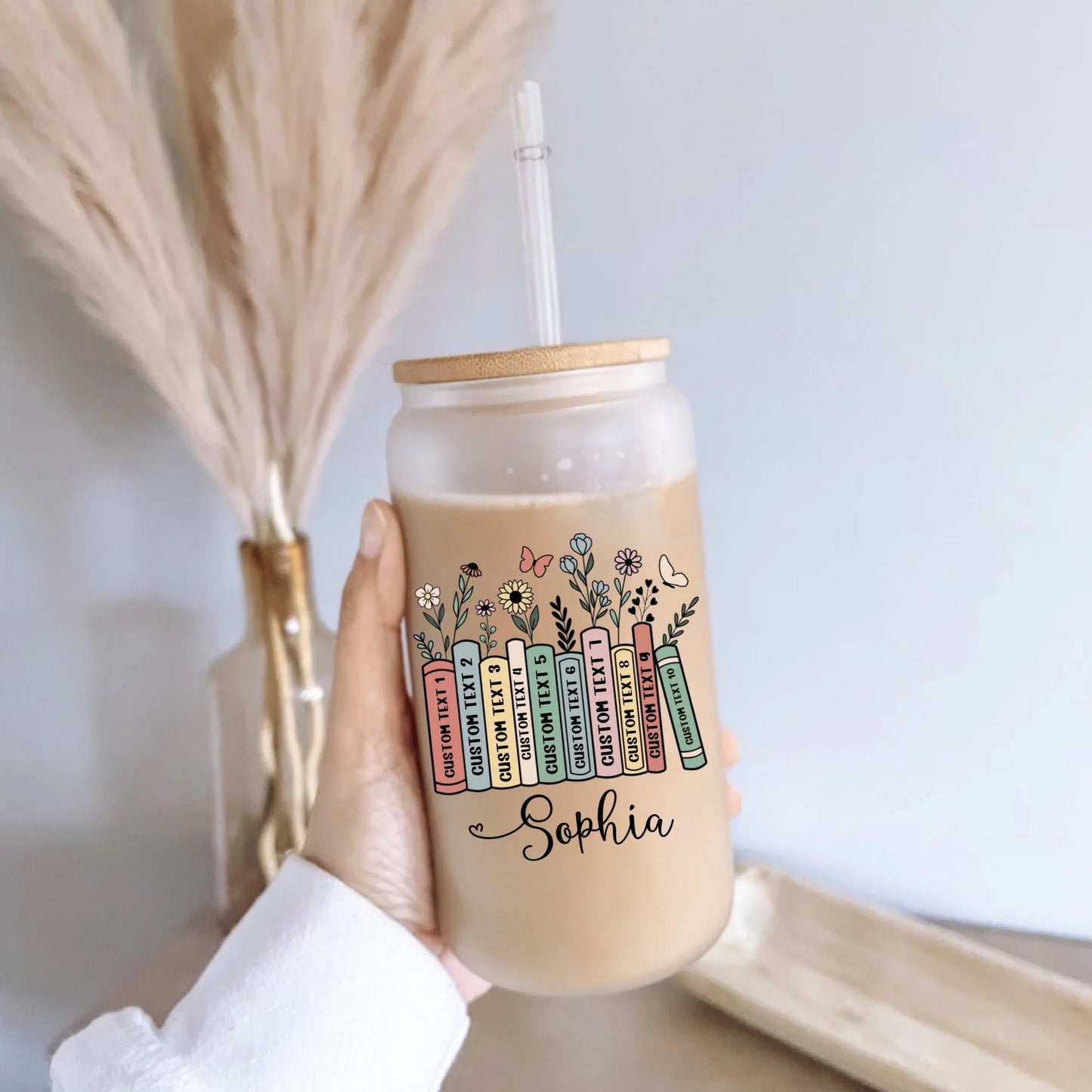 Frosted Glass Can -9