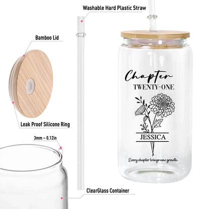 12oz Clear Glass Can-5-size