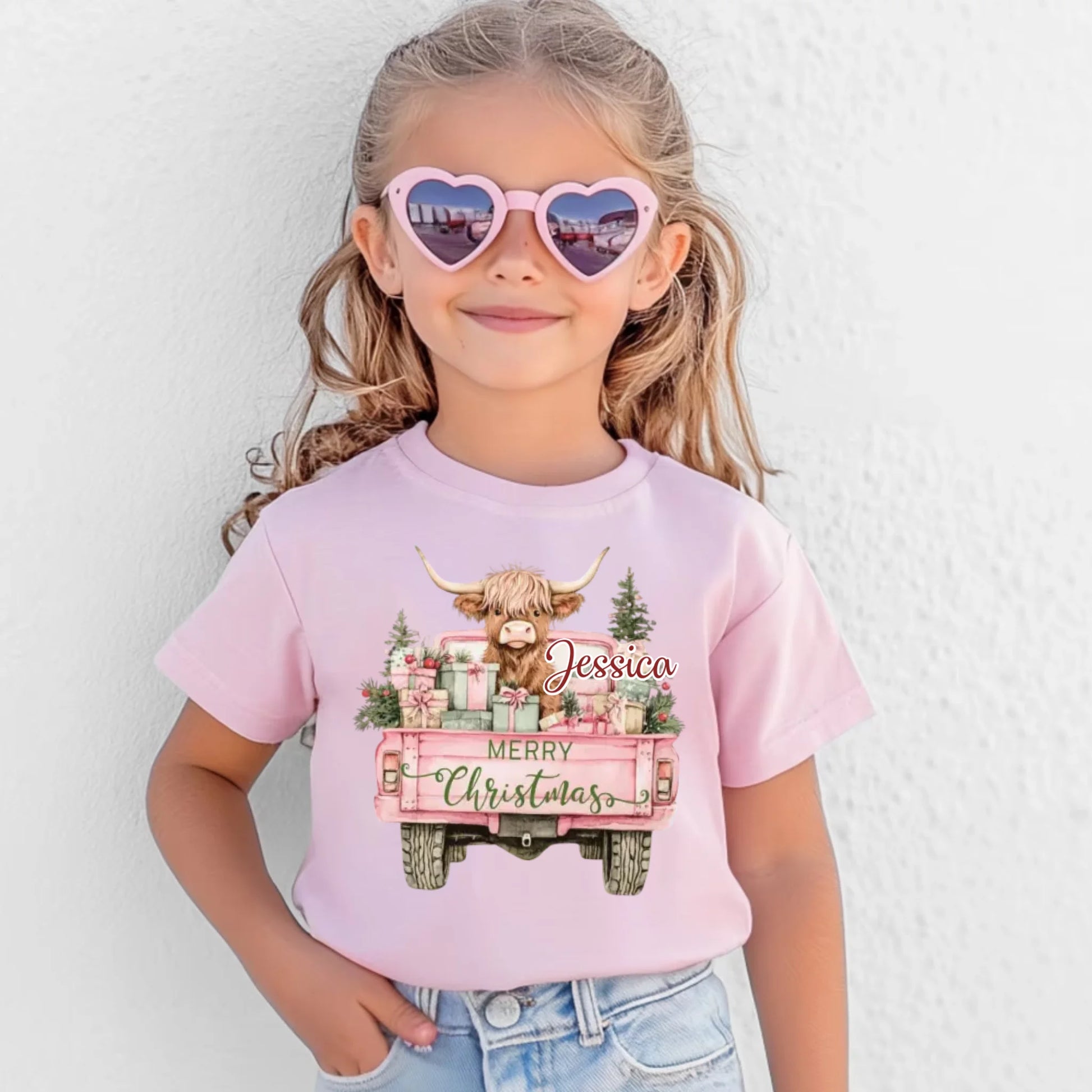 Toddler Cotton T-Shirt-Light Pink