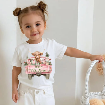 Toddler Cotton T-Shirt-White