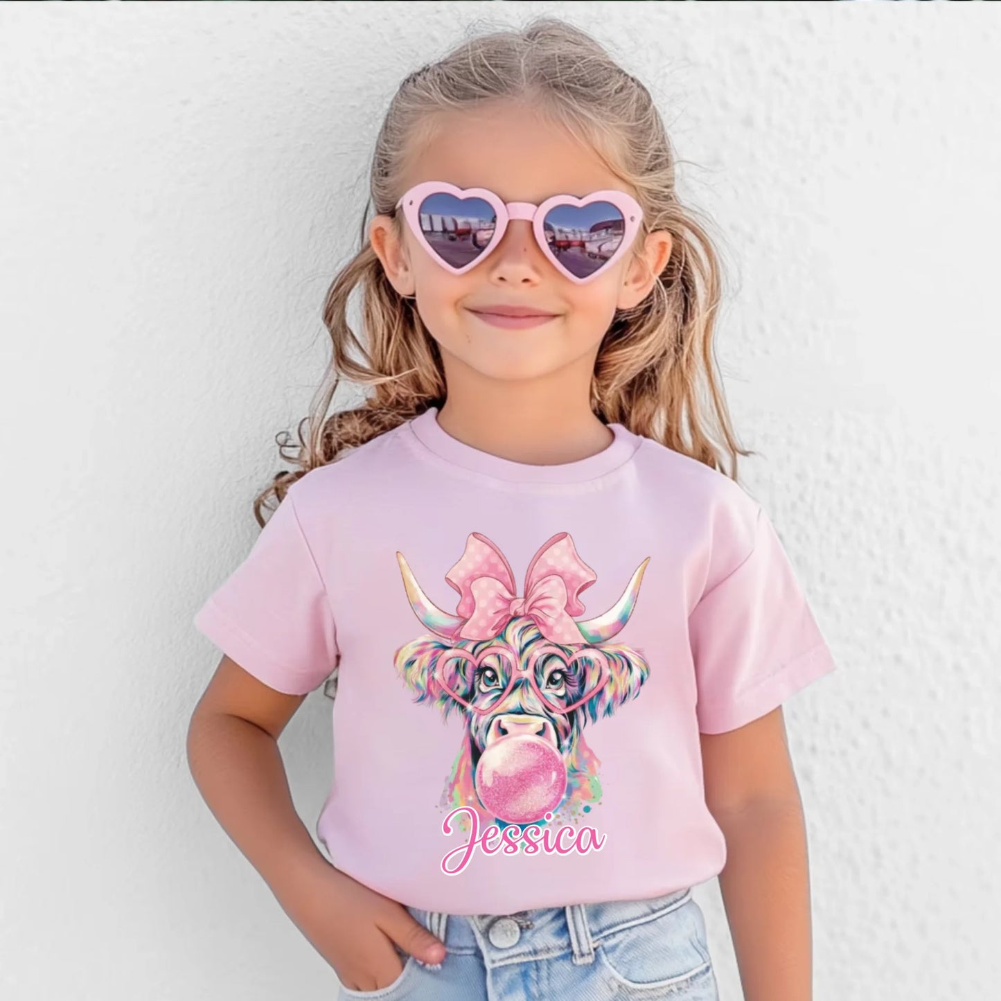 Light Pink Youth T-Shirt-2