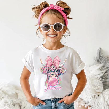 Toddler Cotton T-Shirt-white-2