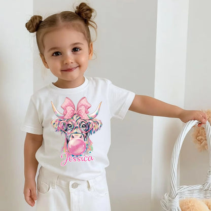 Toddler Cotton T-Shirt-White