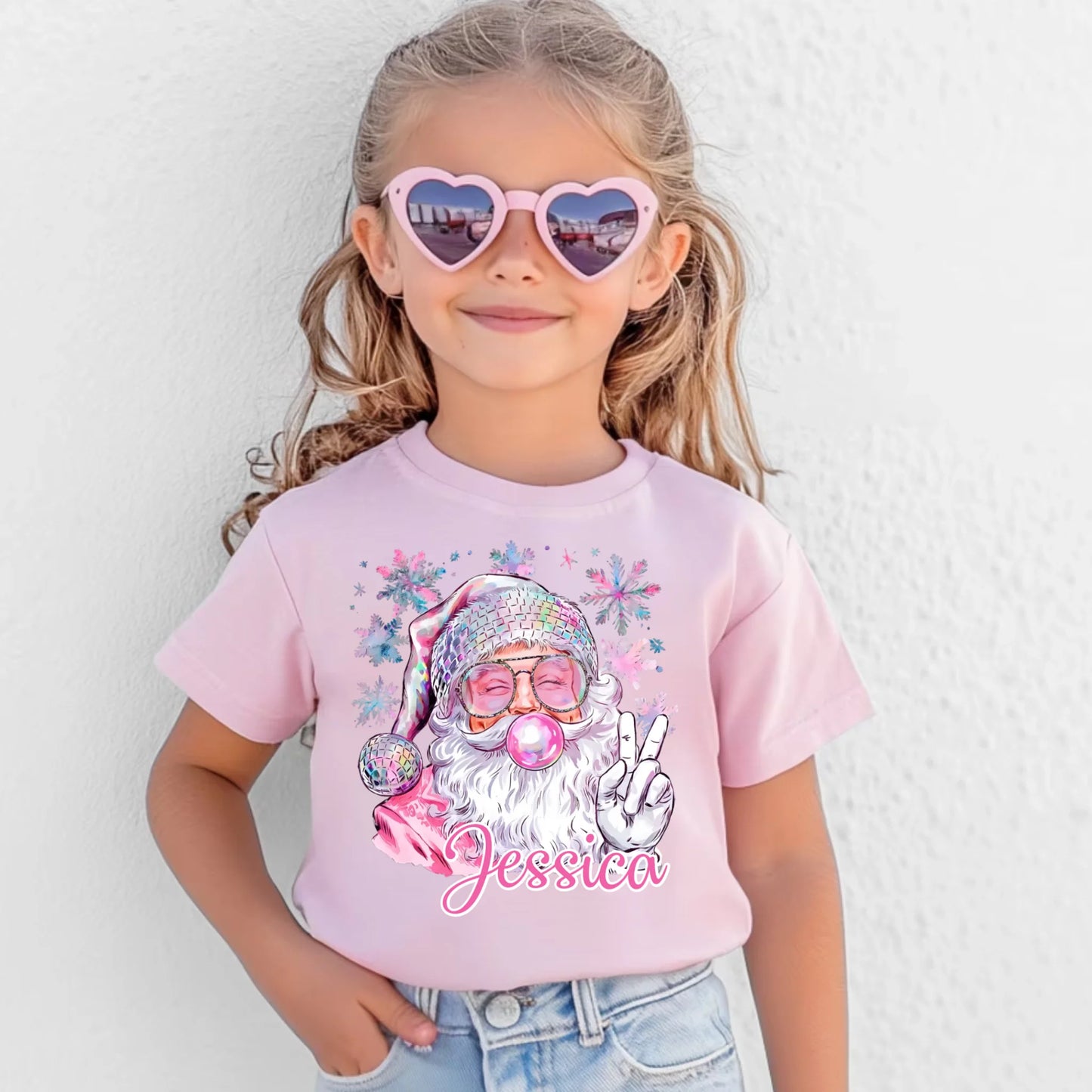 Toddler Cotton T-Shirt-Light Pink