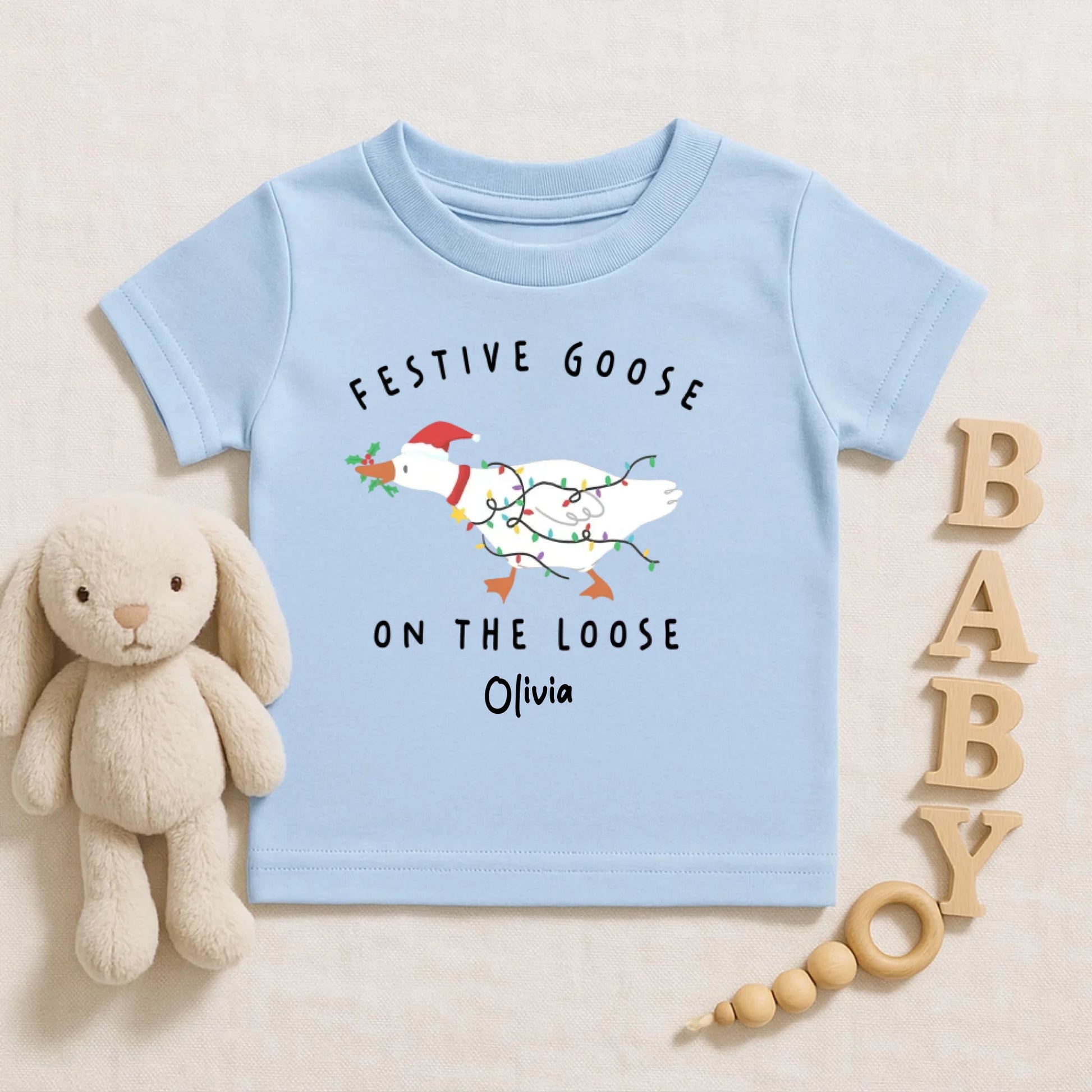 Light Blue-baby T-Shirt