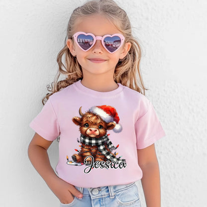 Toddler Cotton T-Shirt-Light Pink