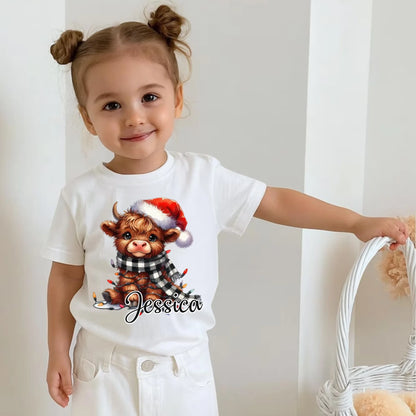 Toddler Cotton T-Shirt-White