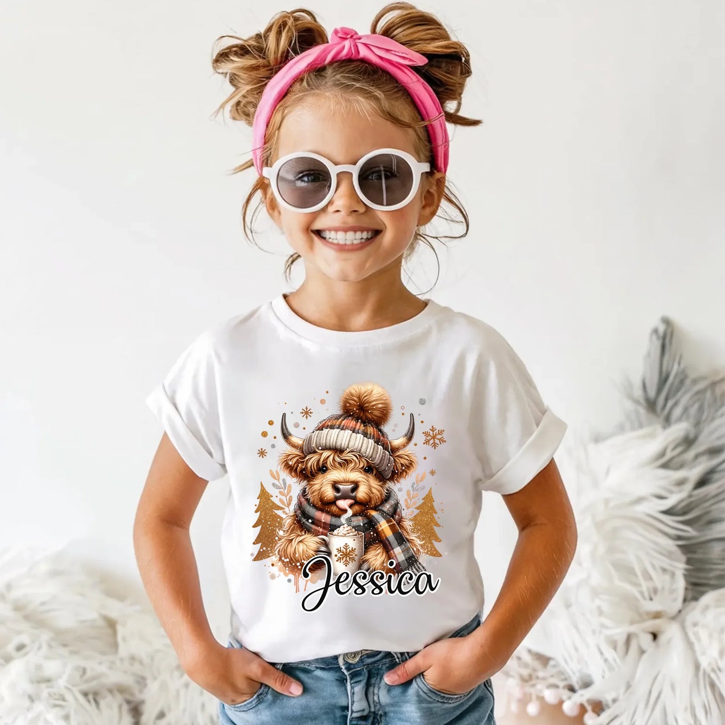 Toddler Cotton T-Shirt-white-2