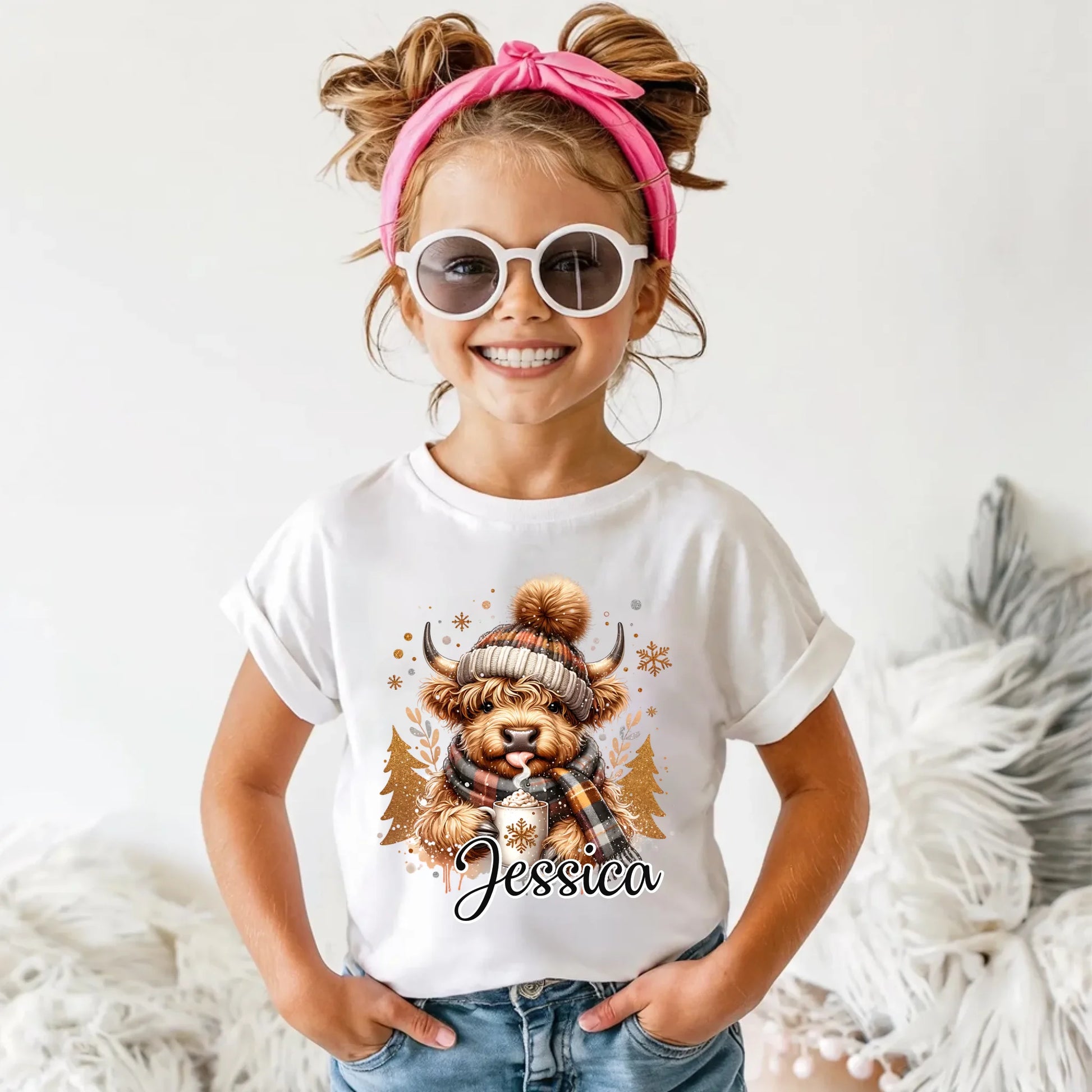 Toddler Cotton T-Shirt-white-2