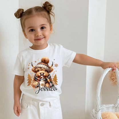 Toddler Cotton T-Shirt-White